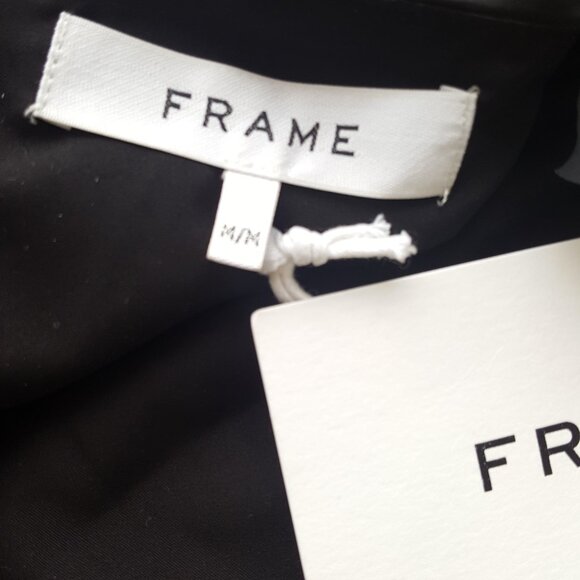 FRAME ! Puff-Sleeve Square Neck Top - Picture 6 of 12